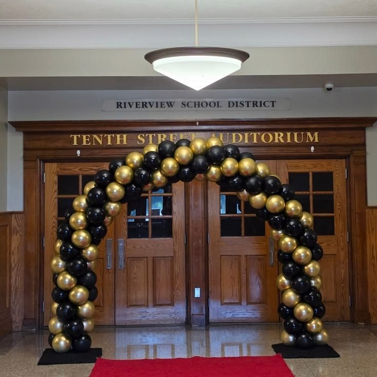 Balloons Arch for opening ceremony  inspiration